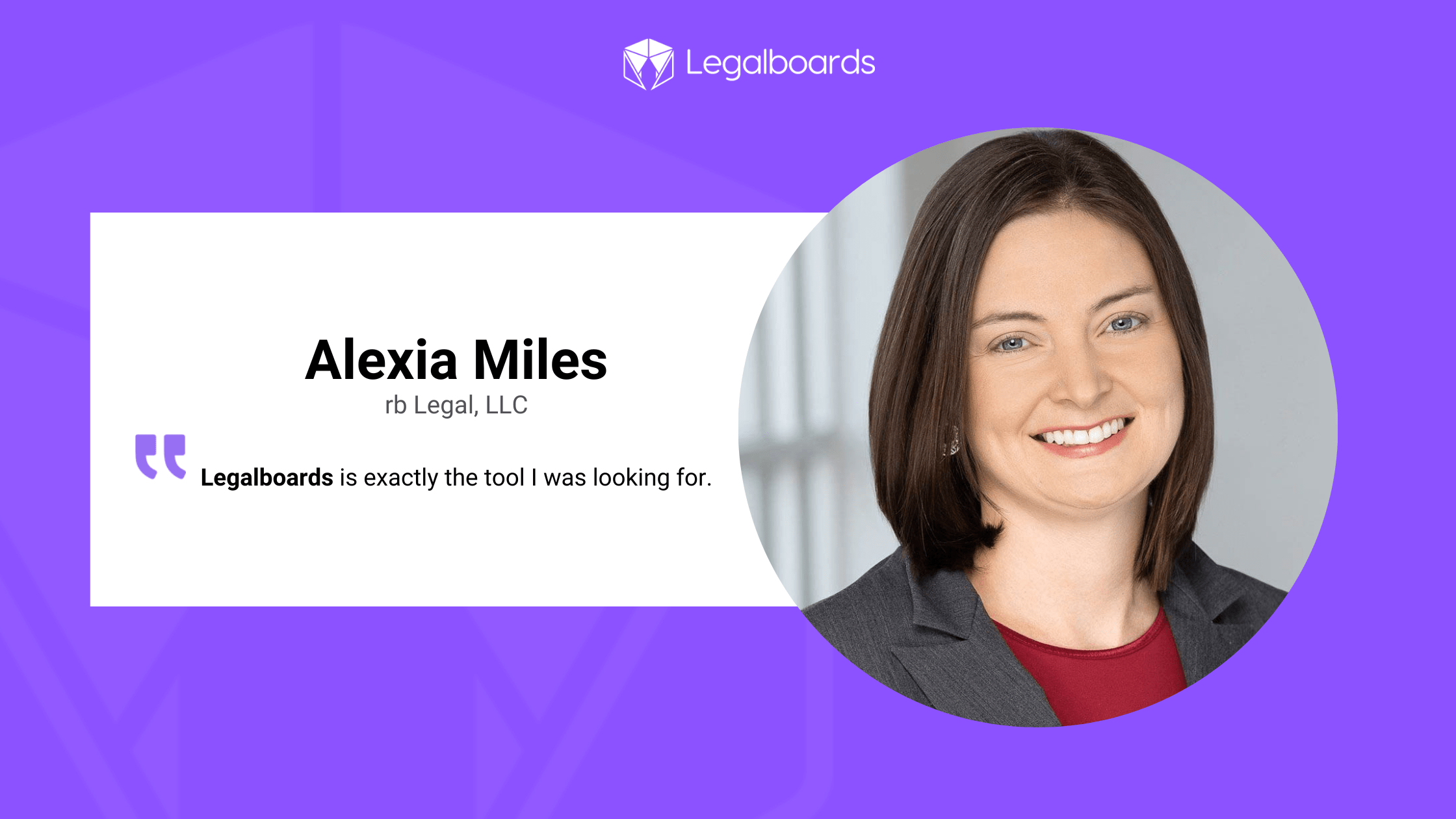 Customer Stories: Alexia @ rb Legal, LLC