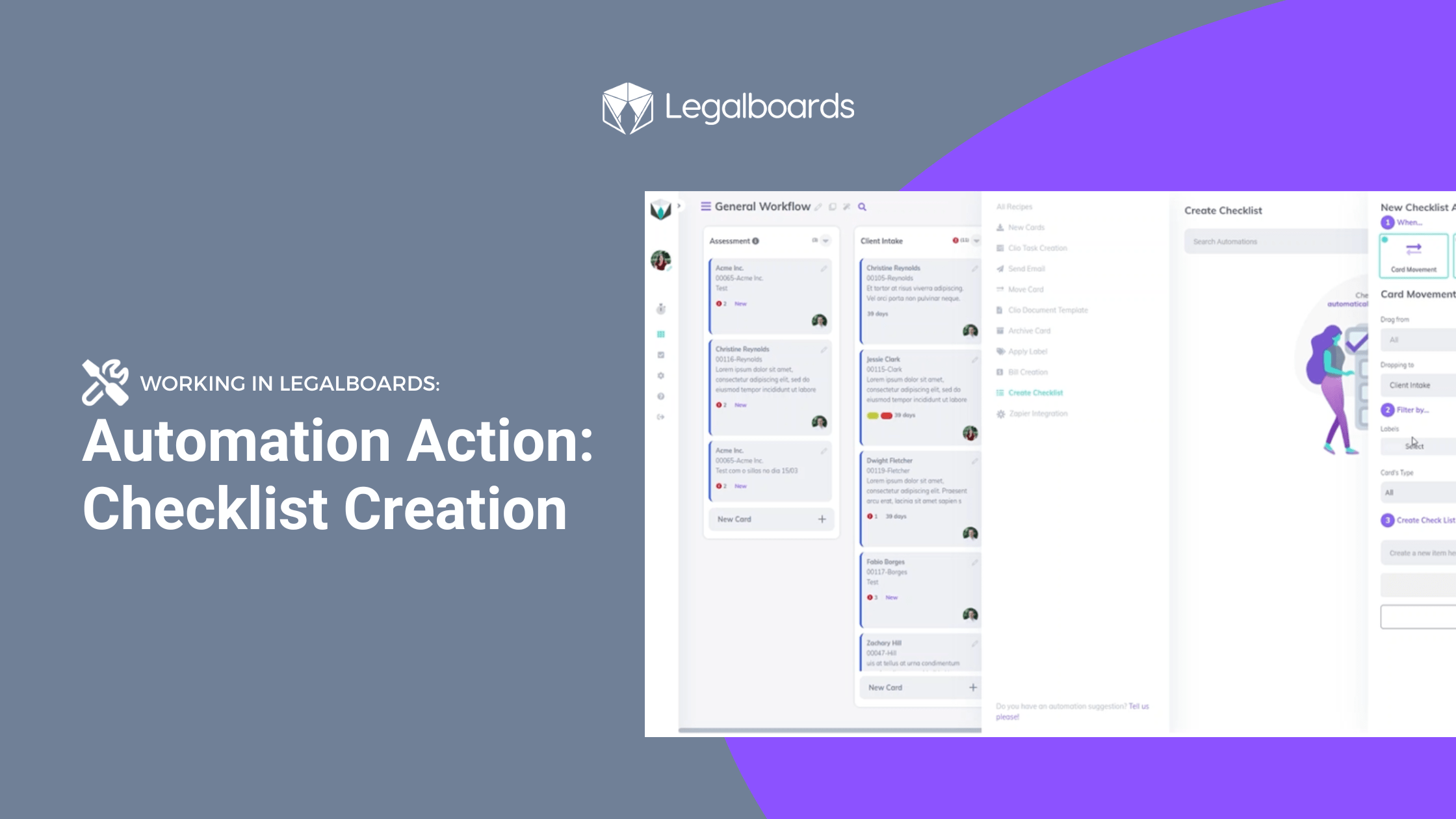 Automation Action: Checklist Creation