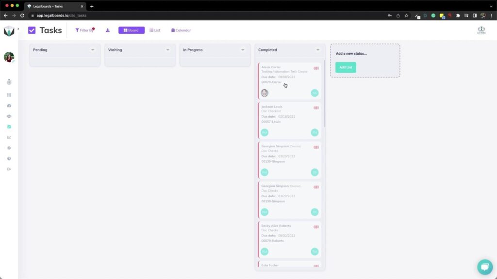 Advanced task board filters screenshot 3